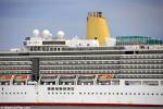 ID 6159 ARCADIA (2005/83781grt/IMO 9226906) sails from Auckland, New Zealand following her maiden call.